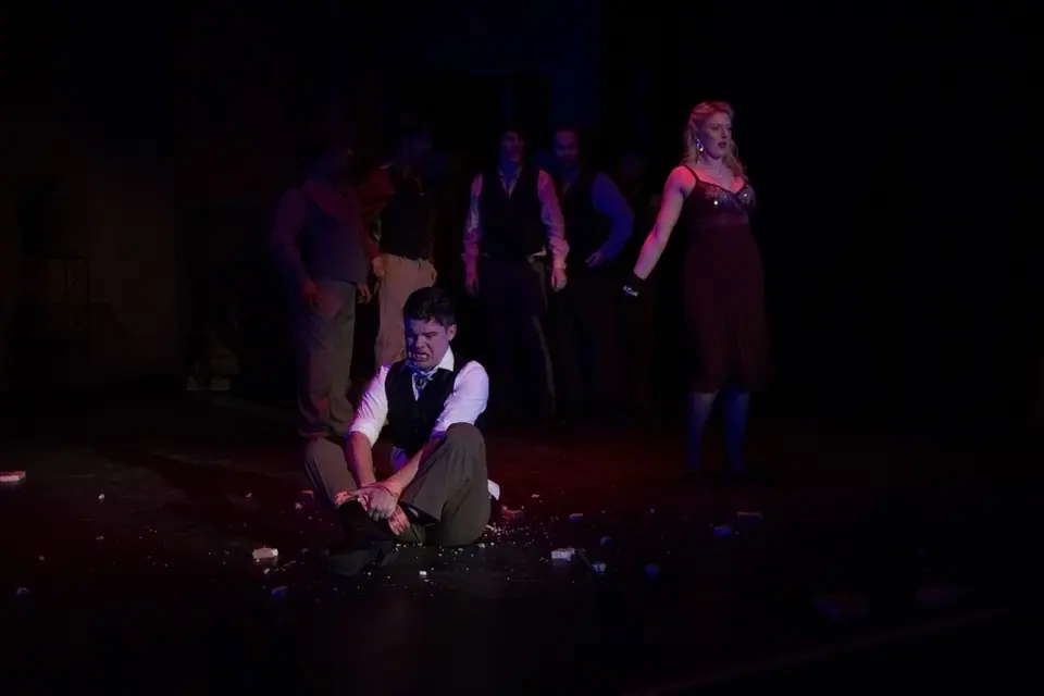 Willenhall Musical Theatre Company's 2015 production of Crazy For You at Dormston Mill Theatre, Sedgley. Photograph 224 of 228.