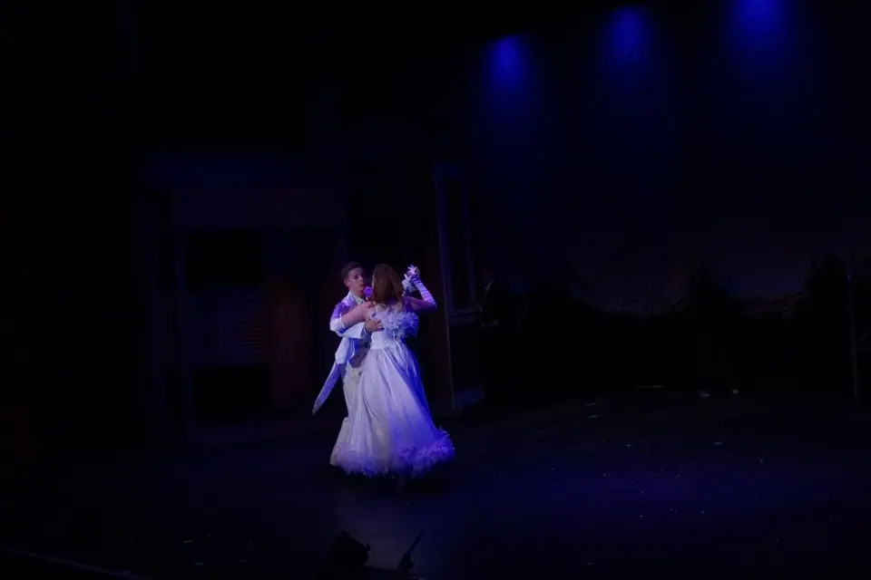 Willenhall Musical Theatre Company's 2015 production of Crazy For You at Dormston Mill Theatre, Sedgley. Photograph 227 of 228.