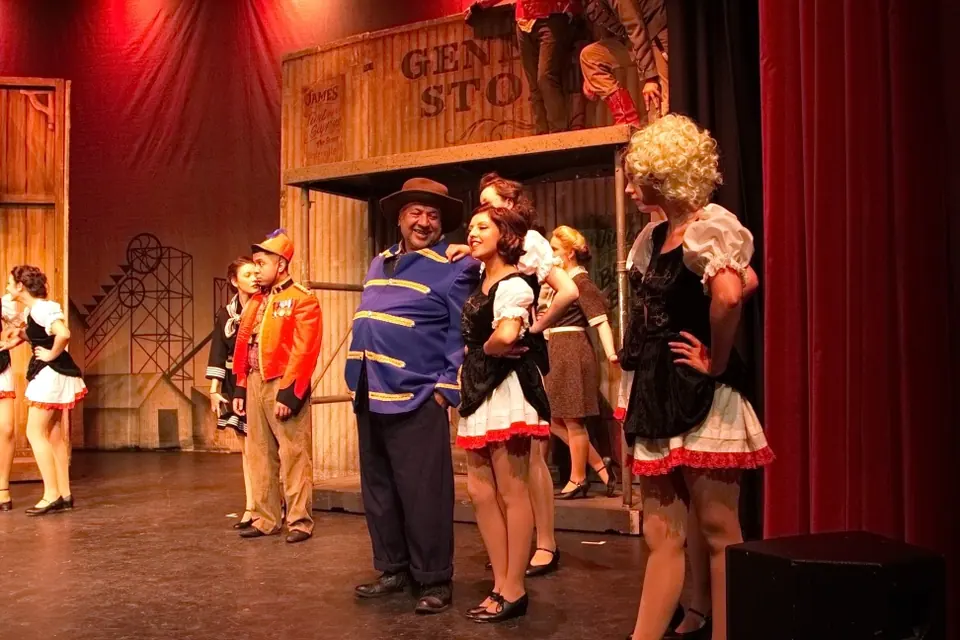 Willenhall Musical Theatre Company's 2015 production of Crazy For You at Dormston Mill Theatre, Sedgley. Photograph 25 of 30.