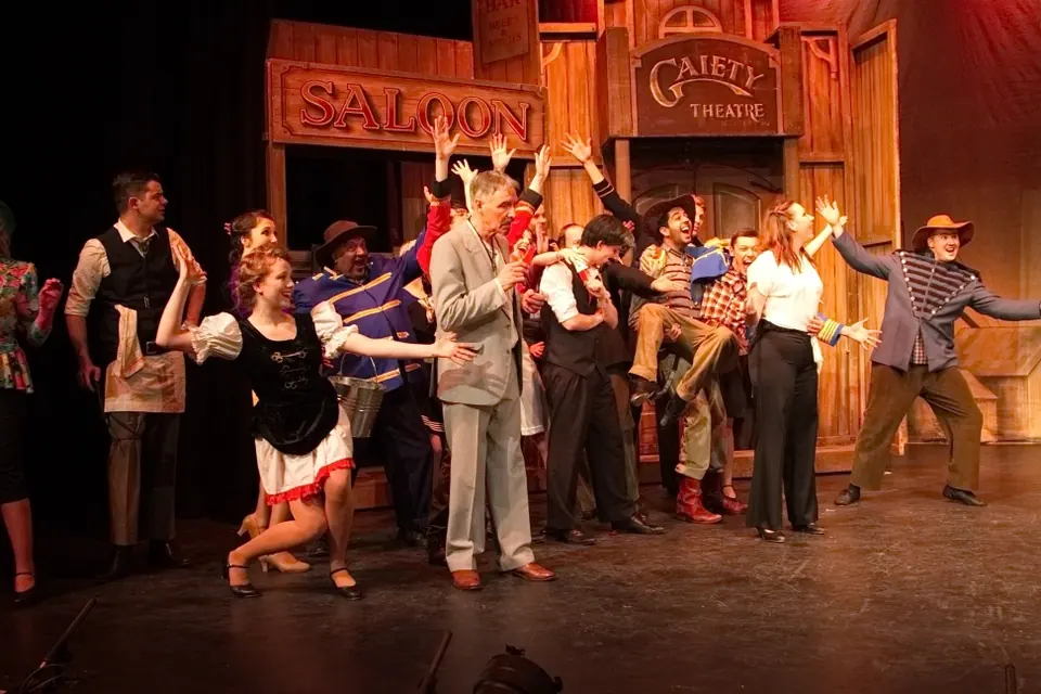 Willenhall Musical Theatre Company's 2015 production of Crazy For You at Dormston Mill Theatre, Sedgley. Photograph 27 of 228.