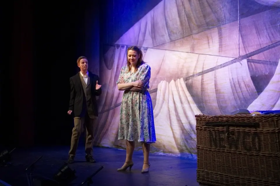 Willenhall Musical Theatre Company's 2015 production of Crazy For You at Dormston Mill Theatre, Sedgley. Photograph 31 of 228.