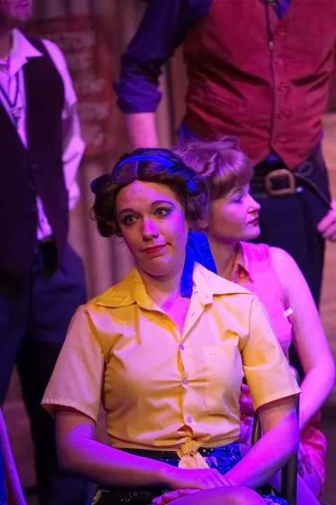 Willenhall Musical Theatre Company's 2015 production of Crazy For You at Dormston Mill Theatre, Sedgley. Photograph 33 of 228.