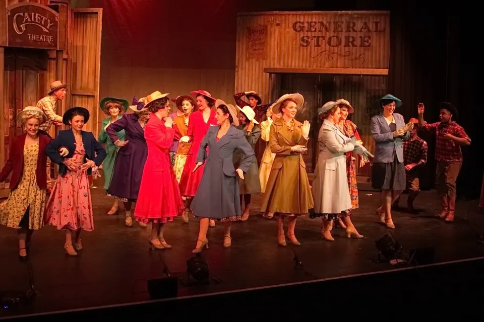 Willenhall Musical Theatre Company's 2015 production of Crazy For You at Dormston Mill Theatre, Sedgley. Photograph 79 of 228.