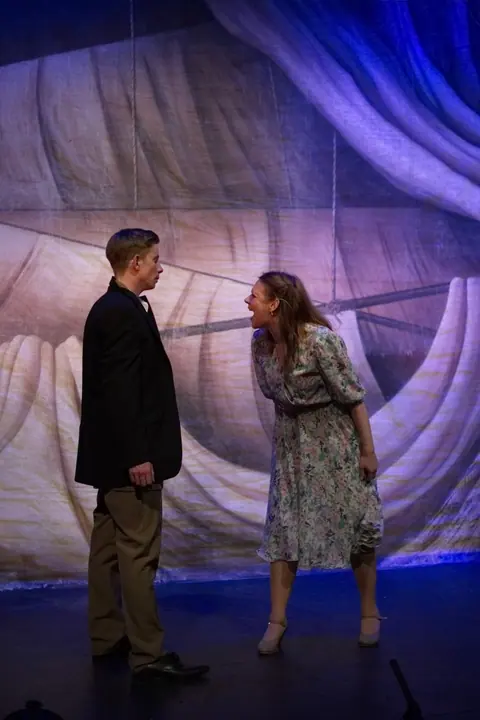 Willenhall Musical Theatre Company's 2015 production of Crazy For You at Dormston Mill Theatre, Sedgley. Photograph 86 of 228.