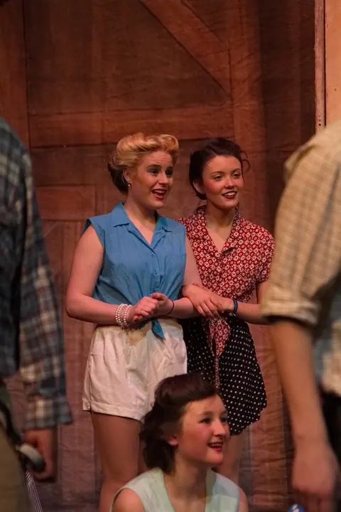 Willenhall Musical Theatre Company's 2015 production of Crazy For You at Dormston Mill Theatre, Sedgley. Photograph 87 of 228.