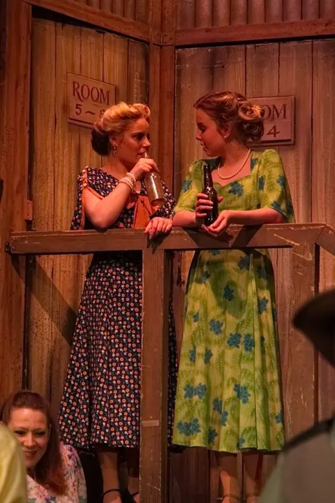 Willenhall Musical Theatre Company's 2015 production of Crazy For You at Dormston Mill Theatre, Sedgley. Photograph 91 of 228.