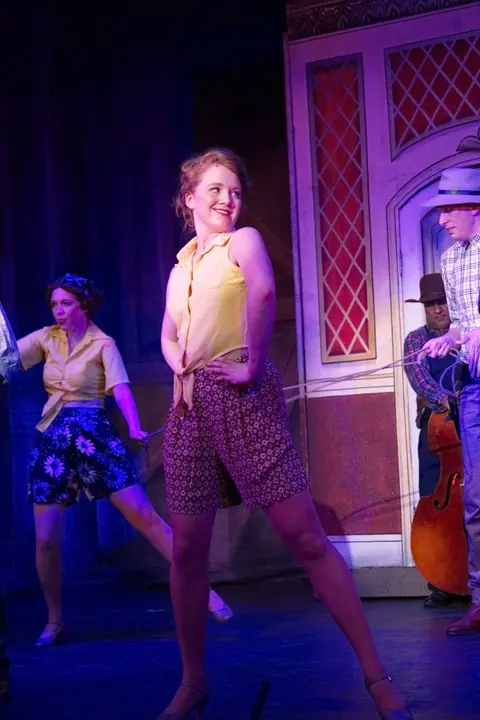Willenhall Musical Theatre Company's 2015 production of Crazy For You at Dormston Mill Theatre, Sedgley. Photograph 92 of 228.