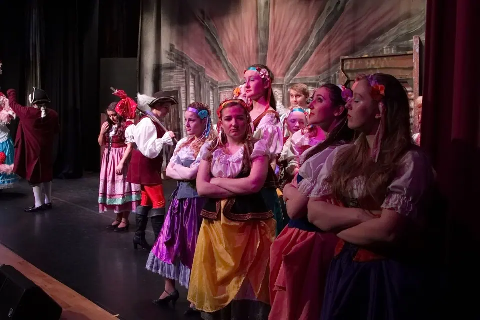 Willenhall Musical Theatre Company's 2015 pantomime, Dick Whittington at Coppice Performing Arts School, Wednesfield. Photograph 86 of 182.