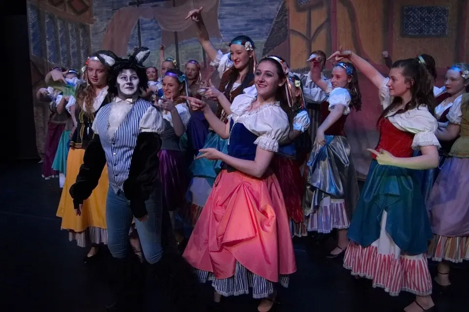 Willenhall Musical Theatre Company's 2015 pantomime, Dick Whittington at Coppice Performing Arts School, Wednesfield. Photograph 91 of 182.