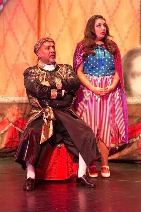 Willenhall Musical Theatre Company's 2015 pantomime, Dick Whittington at Coppice Performing Arts School, Wednesfield. Photograph 11 of 30.