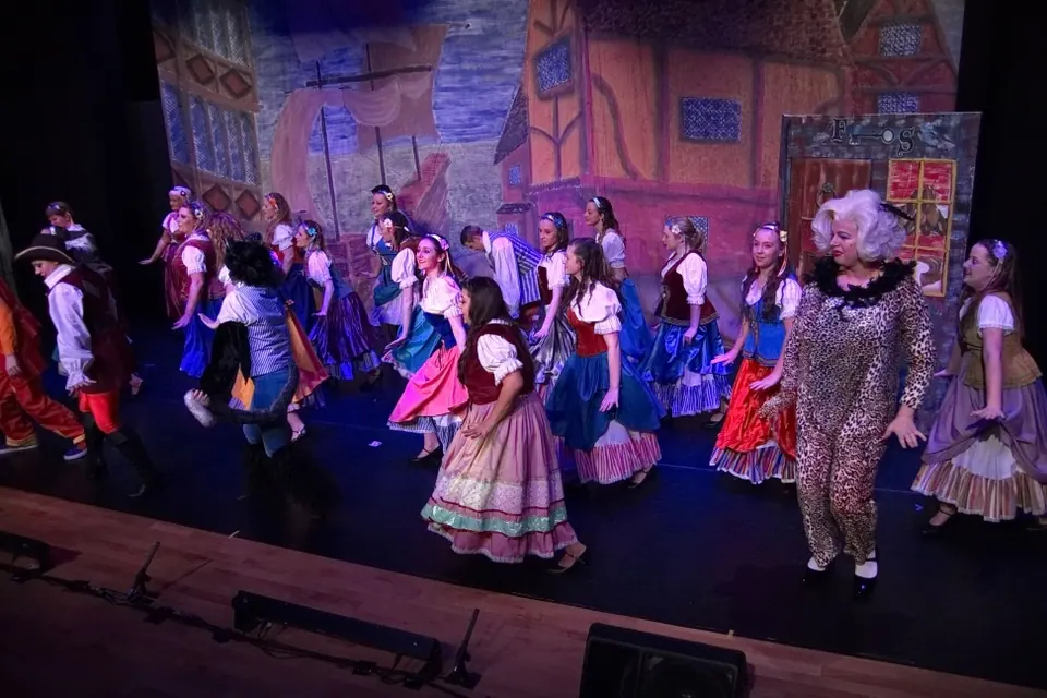 Willenhall Musical Theatre Company's 2015 pantomime, Dick Whittington at Coppice Performing Arts School, Wednesfield. Photograph 99 of 182.