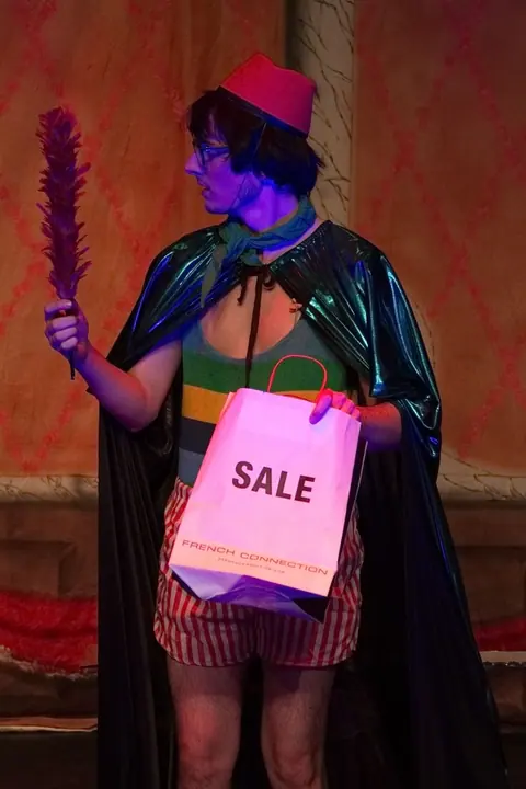 Willenhall Musical Theatre Company's 2015 pantomime, Dick Whittington at Coppice Performing Arts School, Wednesfield. Photograph 123 of 182.