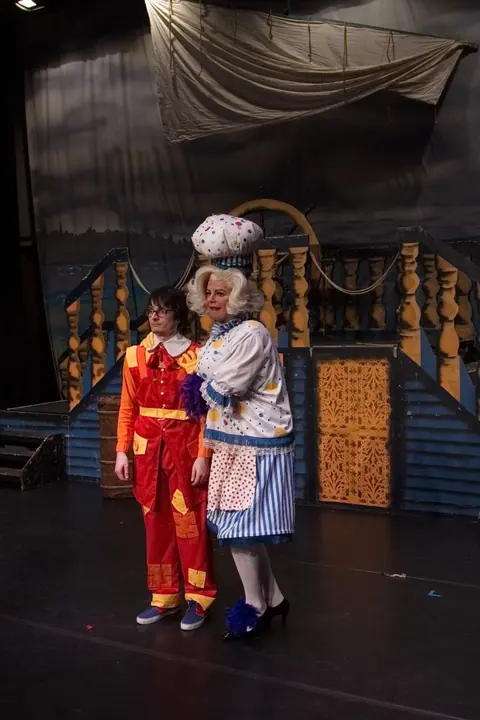 Willenhall Musical Theatre Company's 2015 pantomime, Dick Whittington at Coppice Performing Arts School, Wednesfield. Photograph 124 of 182.