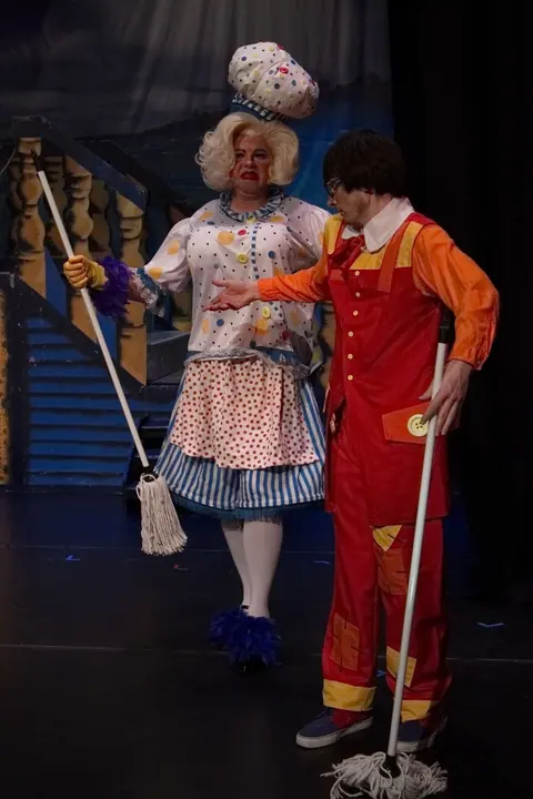 Willenhall Musical Theatre Company's 2015 pantomime, Dick Whittington at Coppice Performing Arts School, Wednesfield. Photograph 125 of 182.