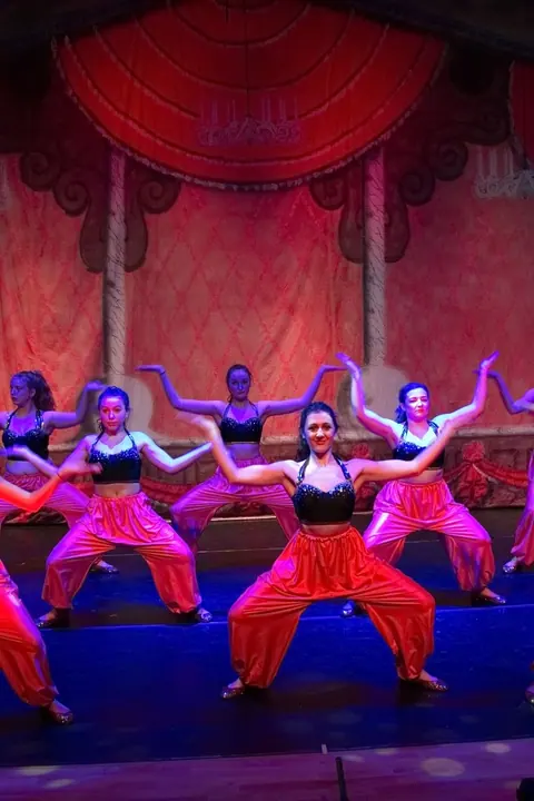 Willenhall Musical Theatre Company's 2015 pantomime, Dick Whittington at Coppice Performing Arts School, Wednesfield. Photograph 126 of 182.