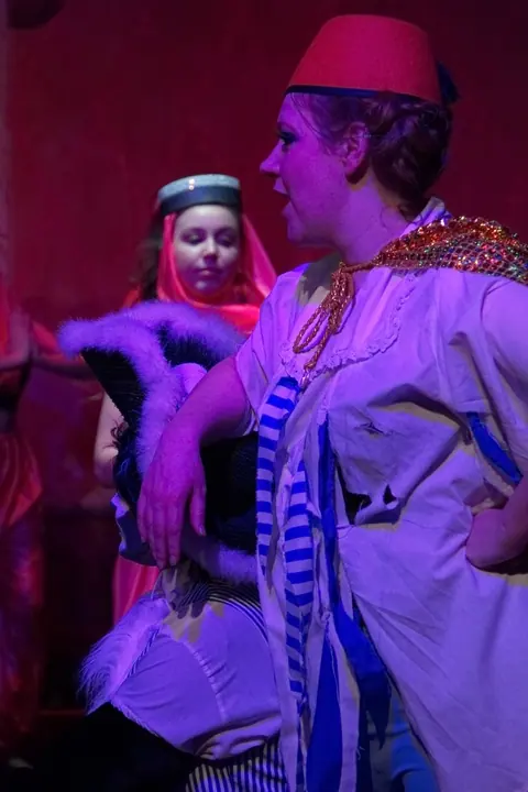 Willenhall Musical Theatre Company's 2015 pantomime, Dick Whittington at Coppice Performing Arts School, Wednesfield. Photograph 136 of 182.