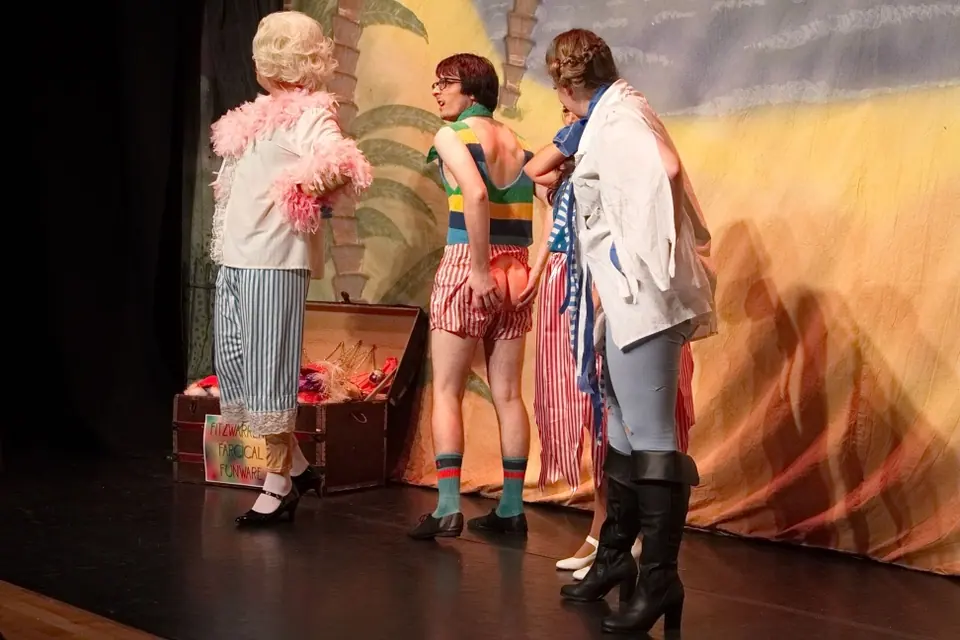 Willenhall Musical Theatre Company's 2015 pantomime, Dick Whittington at Coppice Performing Arts School, Wednesfield. Photograph 16 of 30.