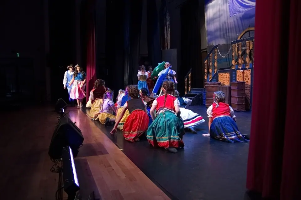 Willenhall Musical Theatre Company's 2015 pantomime, Dick Whittington at Coppice Performing Arts School, Wednesfield. Photograph 138 of 182.