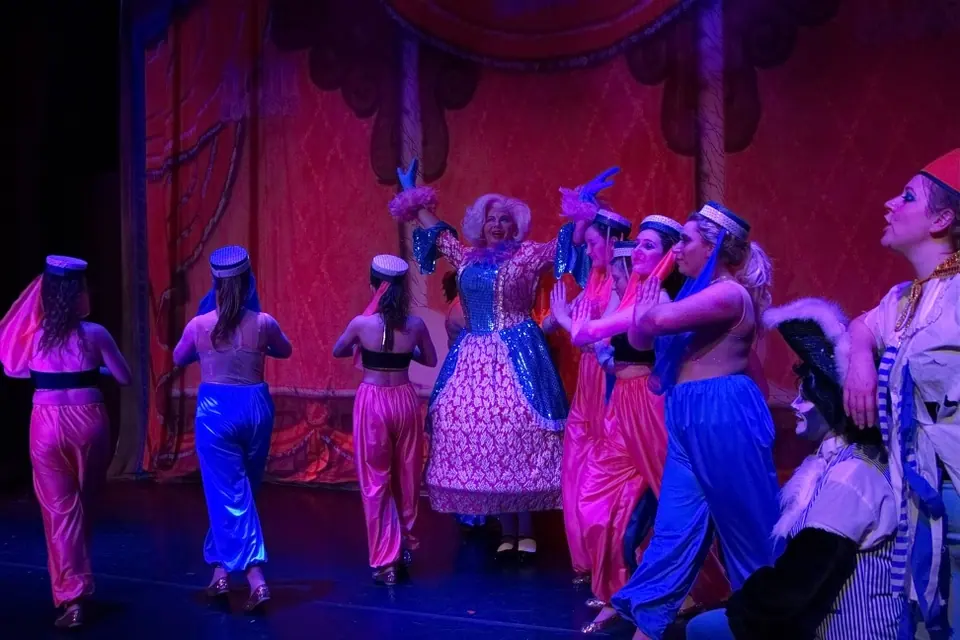 Willenhall Musical Theatre Company's 2015 pantomime, Dick Whittington at Coppice Performing Arts School, Wednesfield. Photograph 146 of 182.
