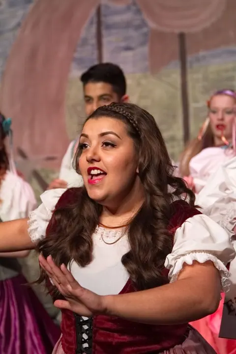 Willenhall Musical Theatre Company's 2015 pantomime, Dick Whittington at Coppice Performing Arts School, Wednesfield. Photograph 19 of 30.