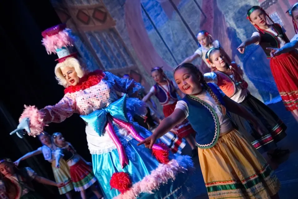 Willenhall Musical Theatre Company's 2015 pantomime, Dick Whittington at Coppice Performing Arts School, Wednesfield. Photograph 20 of 30.