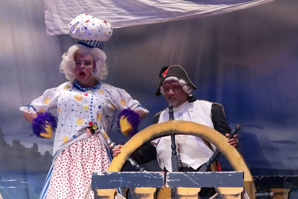 Willenhall Musical Theatre Company's 2015 pantomime, Dick Whittington at Coppice Performing Arts School, Wednesfield. Photograph 22 of 30.