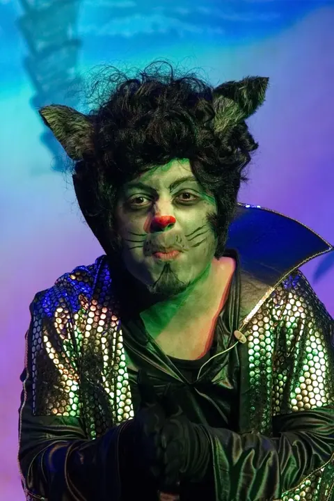 Willenhall Musical Theatre Company's 2015 pantomime, Dick Whittington at Coppice Performing Arts School, Wednesfield. Photograph 29 of 30.