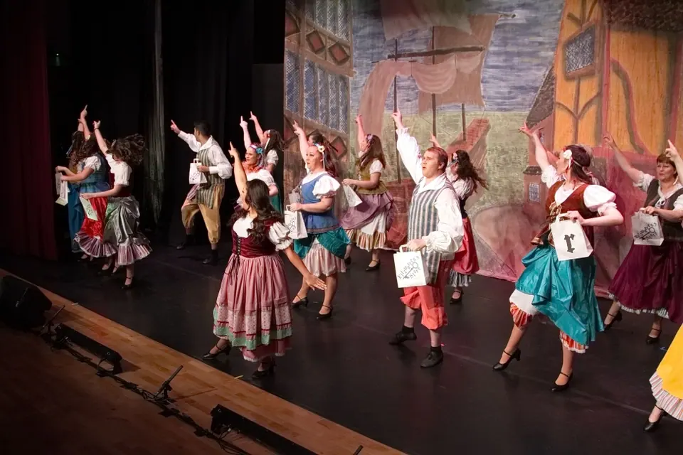 Willenhall Musical Theatre Company's 2015 pantomime, Dick Whittington at Coppice Performing Arts School, Wednesfield. Photograph 25 of 182.
