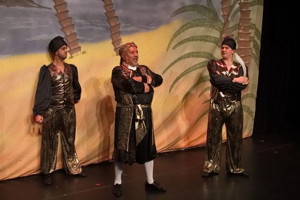Willenhall Musical Theatre Company's 2015 pantomime, Dick Whittington at Coppice Performing Arts School, Wednesfield. Photograph 40 of 182.