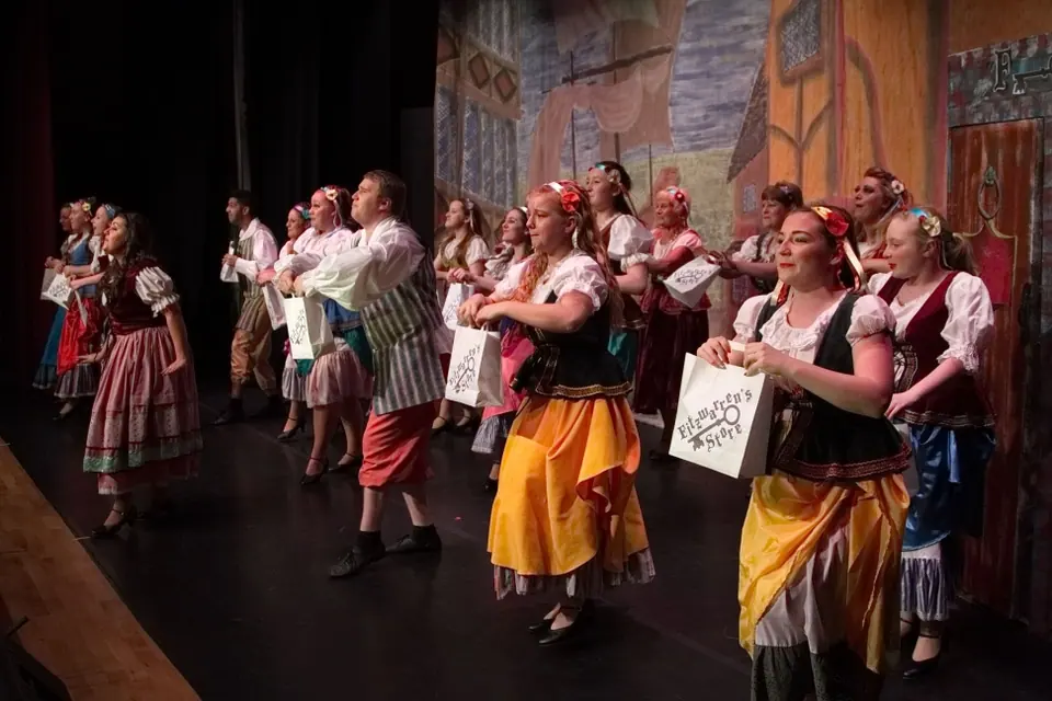 Willenhall Musical Theatre Company's 2015 pantomime, Dick Whittington at Coppice Performing Arts School, Wednesfield. Photograph 53 of 182.