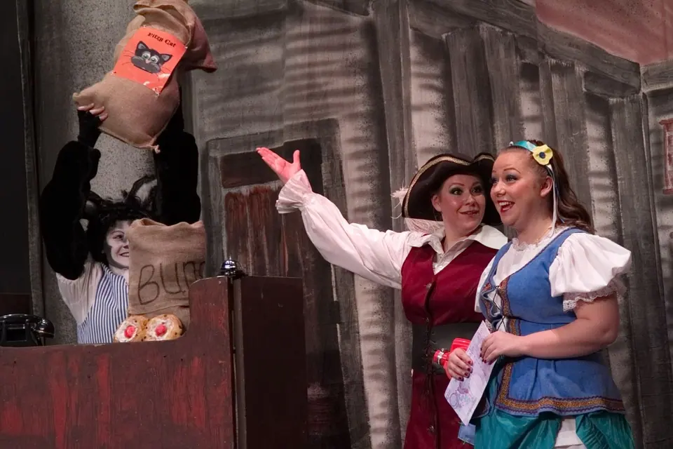 Willenhall Musical Theatre Company's 2015 pantomime, Dick Whittington at Coppice Performing Arts School, Wednesfield. Photograph 56 of 182.