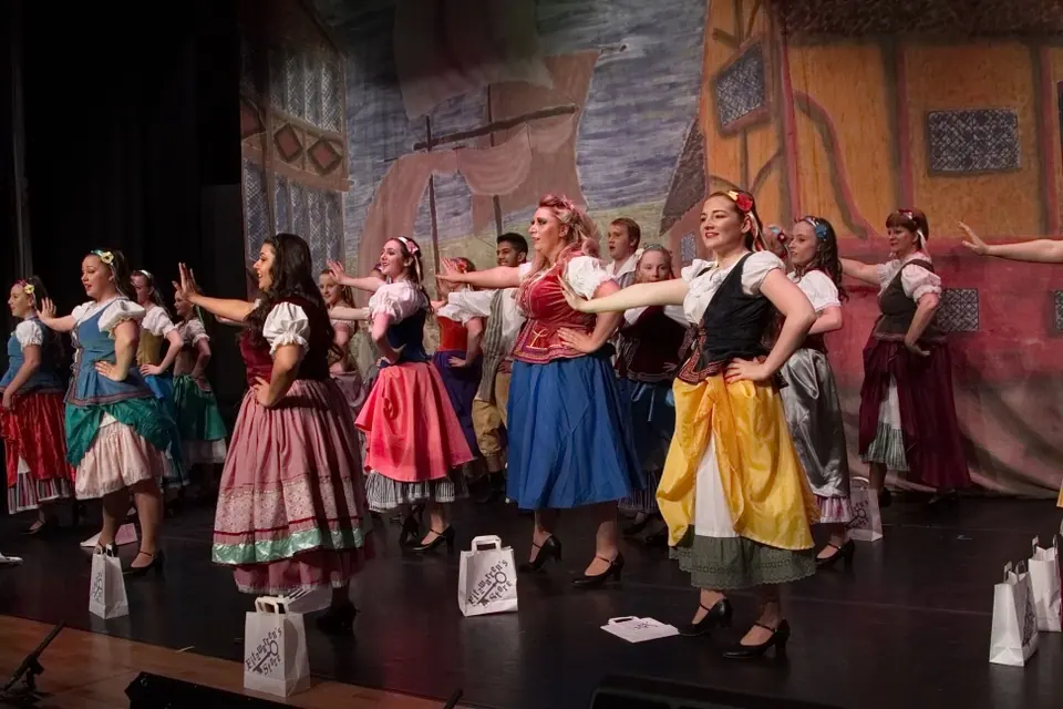 Willenhall Musical Theatre Company's 2015 pantomime, Dick Whittington at Coppice Performing Arts School, Wednesfield. Photograph 61 of 182.