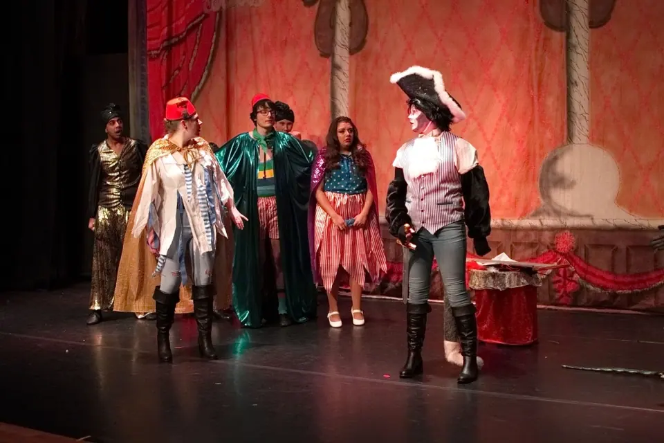Willenhall Musical Theatre Company's 2015 pantomime, Dick Whittington at Coppice Performing Arts School, Wednesfield. Photograph 67 of 182.
