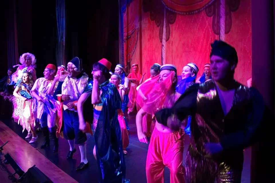 Willenhall Musical Theatre Company's 2015 pantomime, Dick Whittington at Coppice Performing Arts School, Wednesfield. Photograph 69 of 182.