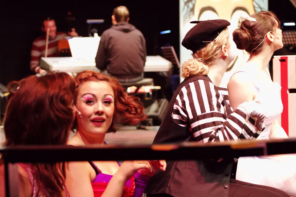 Willenhall Musical Theatre Company's 2011 production of Godspell. Photograph 2 of 30.