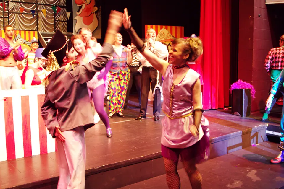 Willenhall Musical Theatre Company's 2011 production of Godspell. Photograph 4 of 30.