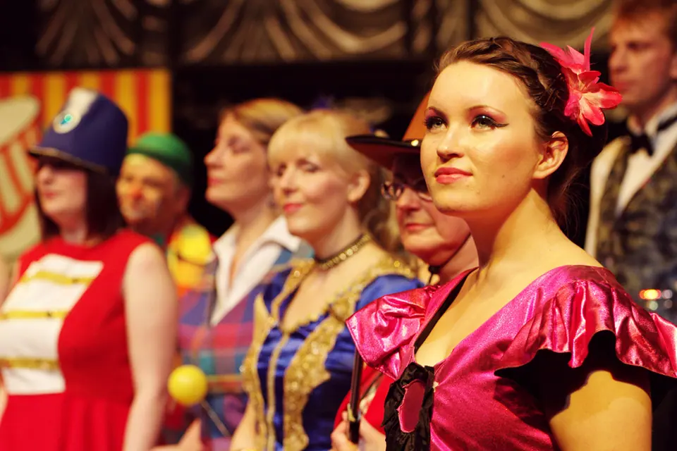 Willenhall Musical Theatre Company's 2011 production of Godspell. Photograph 5 of 30.
