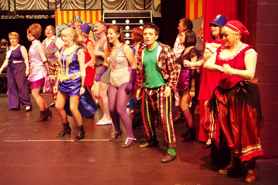 Willenhall Musical Theatre Company's 2011 production of Godspell. Photograph 7 of 30.
