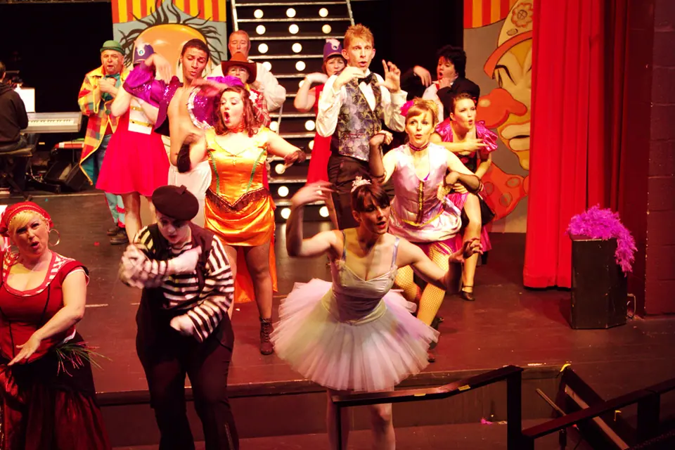Willenhall Musical Theatre Company's 2011 production of Godspell. Photograph 8 of 30.