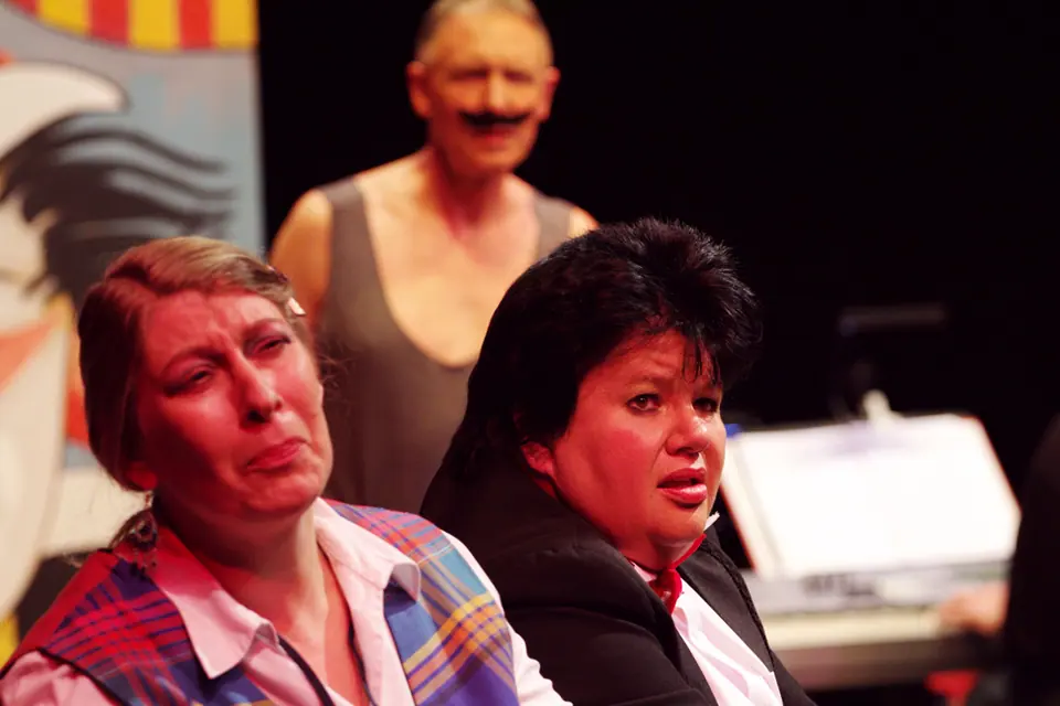 Willenhall Musical Theatre Company's 2011 production of Godspell. Photograph 11 of 30.
