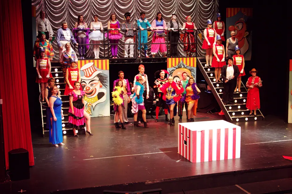 Willenhall Musical Theatre Company's 2011 production of Godspell. Photograph 14 of 30.
