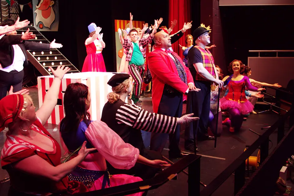 Willenhall Musical Theatre Company's 2011 production of Godspell. Photograph 15 of 30.