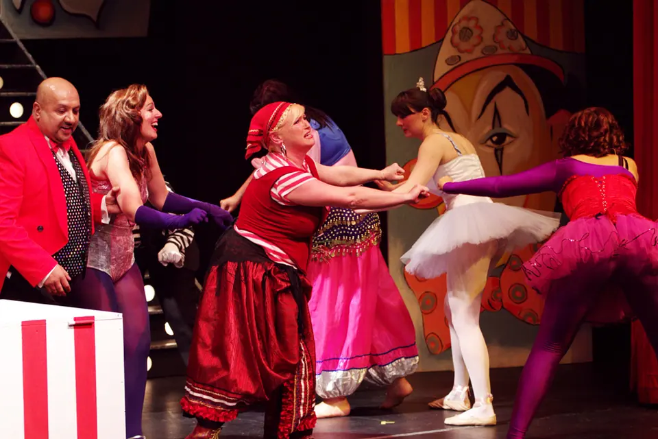 Willenhall Musical Theatre Company's 2011 production of Godspell. Photograph 16 of 30.