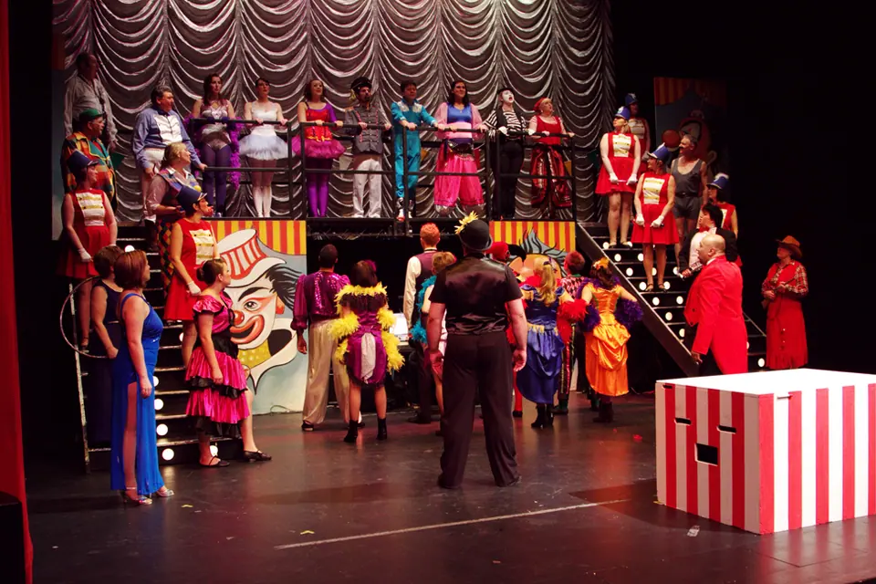 Willenhall Musical Theatre Company's 2011 production of Godspell. Photograph 19 of 30.