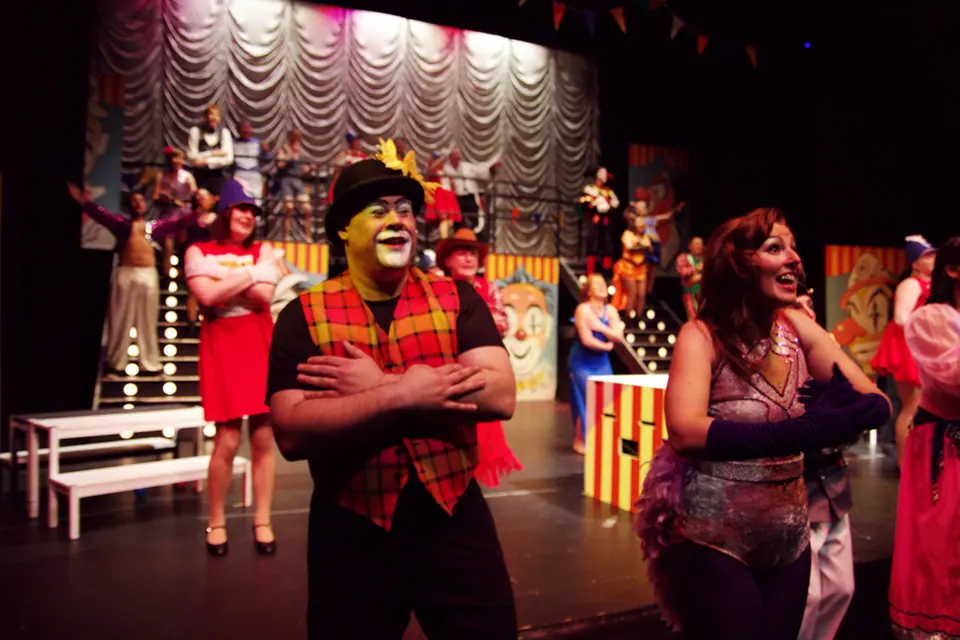 Willenhall Musical Theatre Company's 2011 production of Godspell. Photograph 20 of 30.