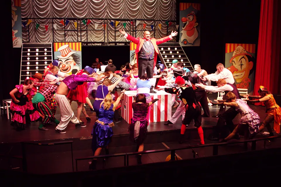 Willenhall Musical Theatre Company's 2011 production of Godspell. Photograph 21 of 30.