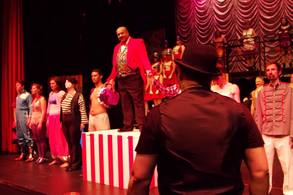 Willenhall Musical Theatre Company's 2011 production of Godspell. Photograph 24 of 30.