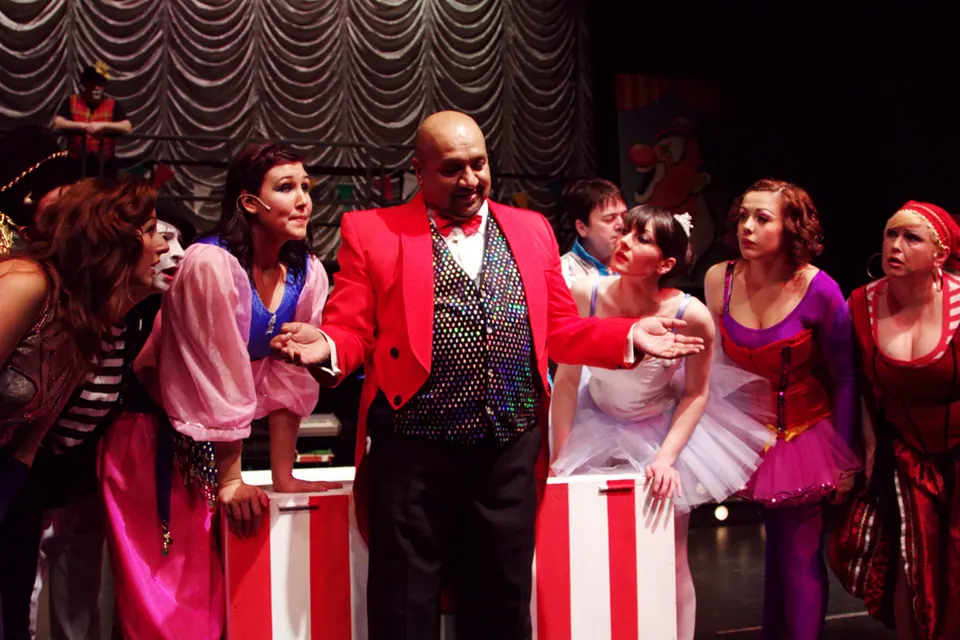 Willenhall Musical Theatre Company's 2011 production of Godspell. Photograph 26 of 30.