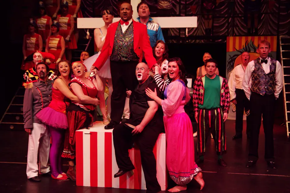 Willenhall Musical Theatre Company's 2011 production of Godspell. Photograph 27 of 30.