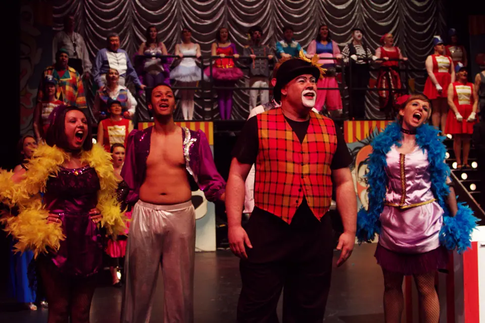 Willenhall Musical Theatre Company's 2011 production of Godspell. Photograph 28 of 72.